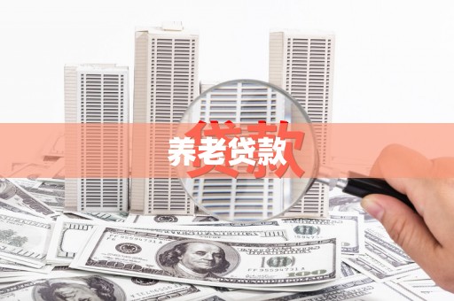天峨养老贷款